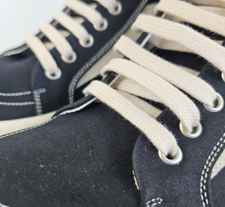 Rick Owens DRKSHDW Vintage Black Sneakers New Size 44