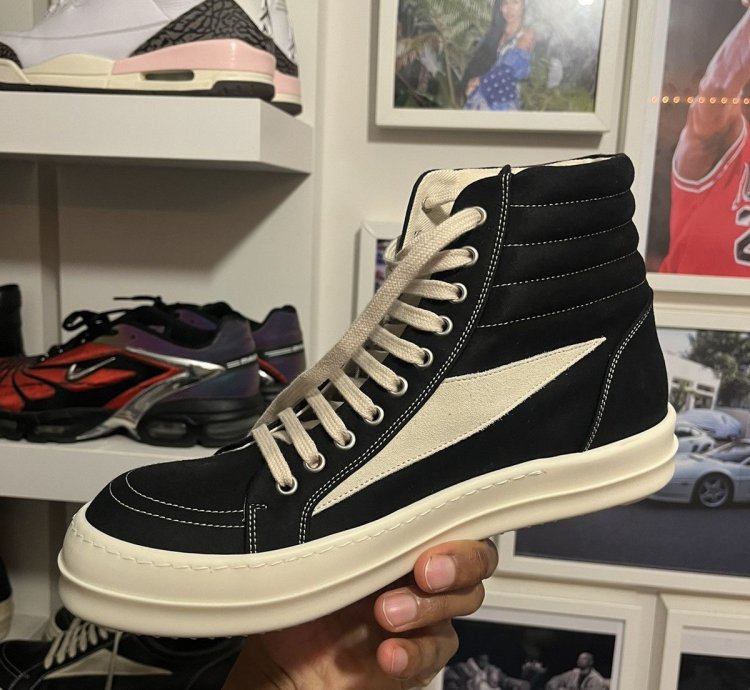 RICK OWENS DRKSHDW VINTAGE HIGH SNEAKERS