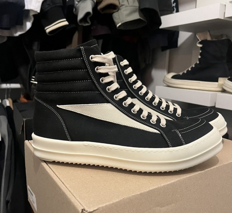 RICK OWENS DRKSHDW VINTAGE HIGH SNEAKERS