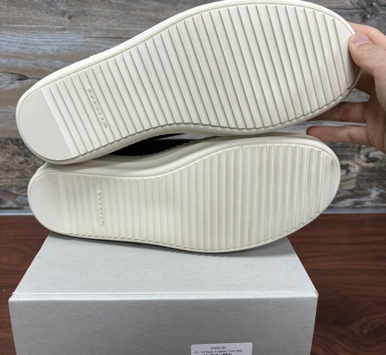 Rick Owens DRKSHDW vintage Sneakers strobe dust 45