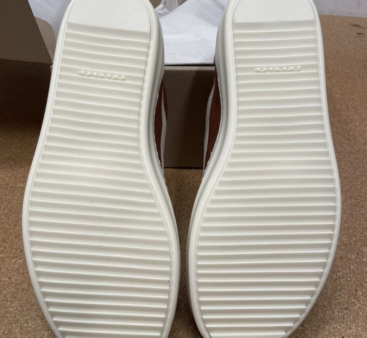 Rick Owens Drkshdw Vintage Sneaks Overdyed Denim Orange Milk