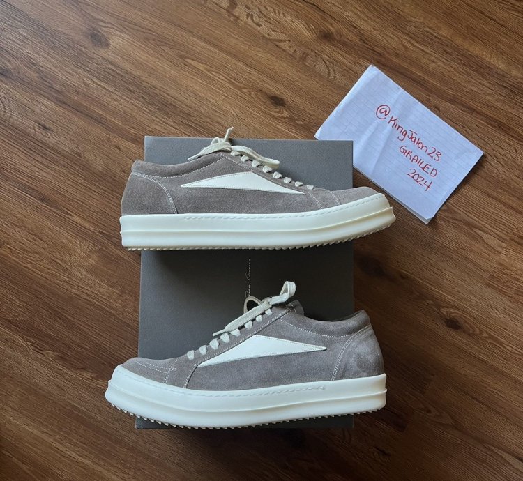 Rick Owens Dust Vintage Sneakers