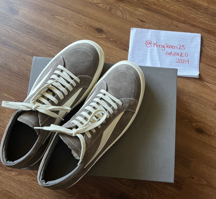 Rick Owens Dust Vintage Sneakers