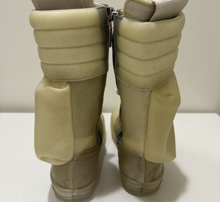 Rick Owens Edfu Cargobasket Translucent Apparition Leather