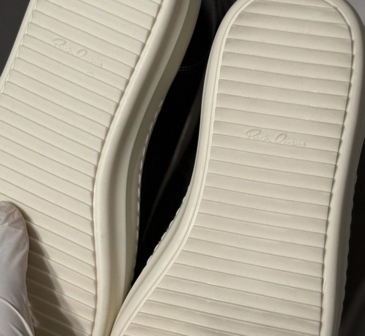 Rick Owens forest green vintage sneakers