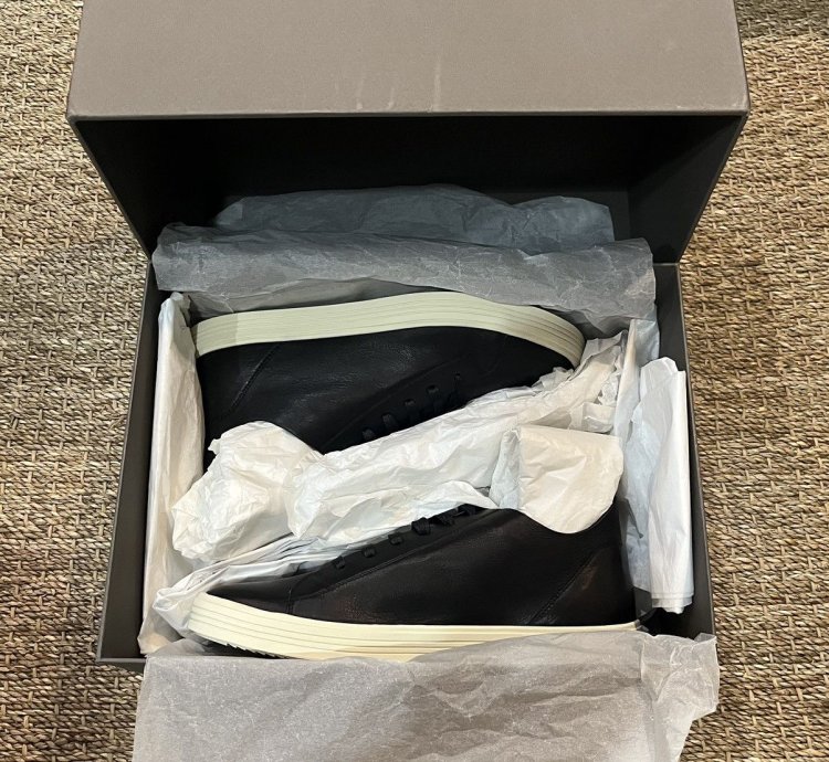 Rick Owens FW16 Mastodon LCW Leather Runway Sneaker