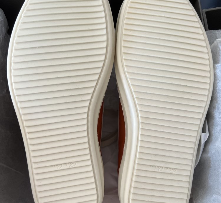Rick Owens FW22 Strobe Orange Vintage Sneakers Vans