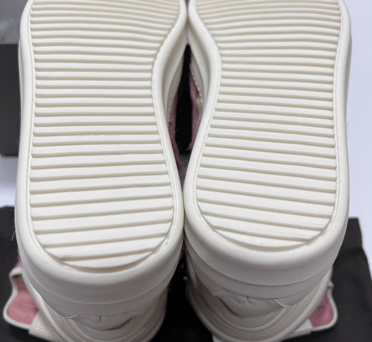 Rick owens fw22 strobe pony hair pink geobasket