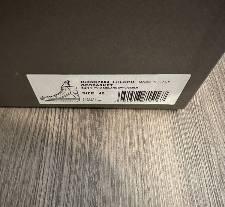 Rick Owens FW23 Grinch Hair Geobaskets Size 40