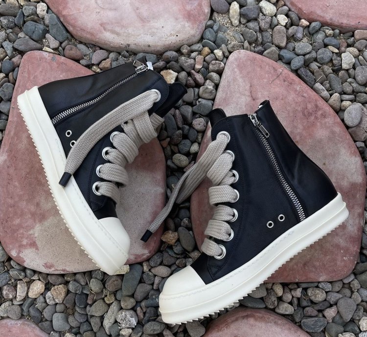 RICK OWENS FW24 PORTERVILLE JUMBOLACED SNEAKERS