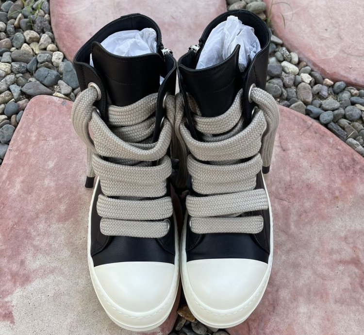 RICK OWENS FW24 PORTERVILLE JUMBOLACED SNEAKERS
