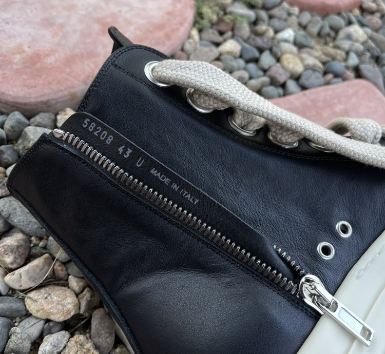 RICK OWENS FW24 PORTERVILLE JUMBOLACED SNEAKERS