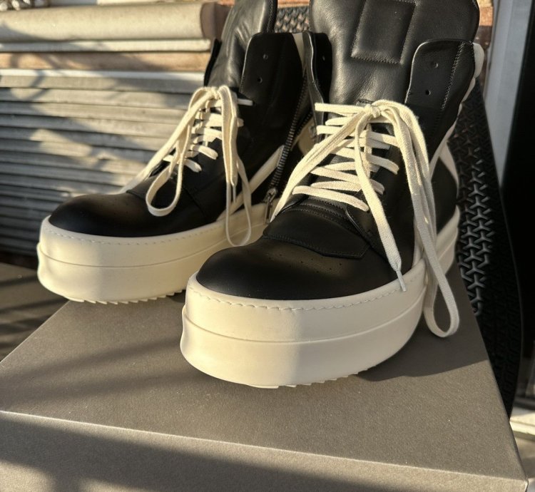 Rick owens FW24 Porterville Mega Bumper Geobaskets NEW 11 5