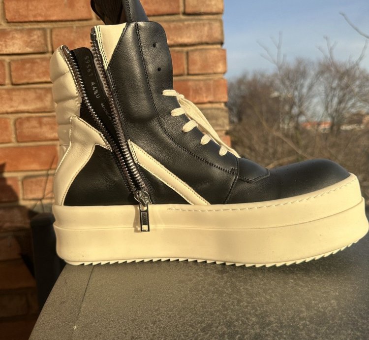 Rick owens FW24 Porterville Mega Bumper Geobaskets NEW 11 5