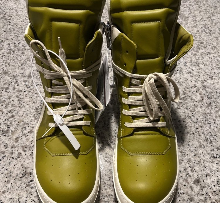 Rick Owens Geobasket Acid Milk Milk