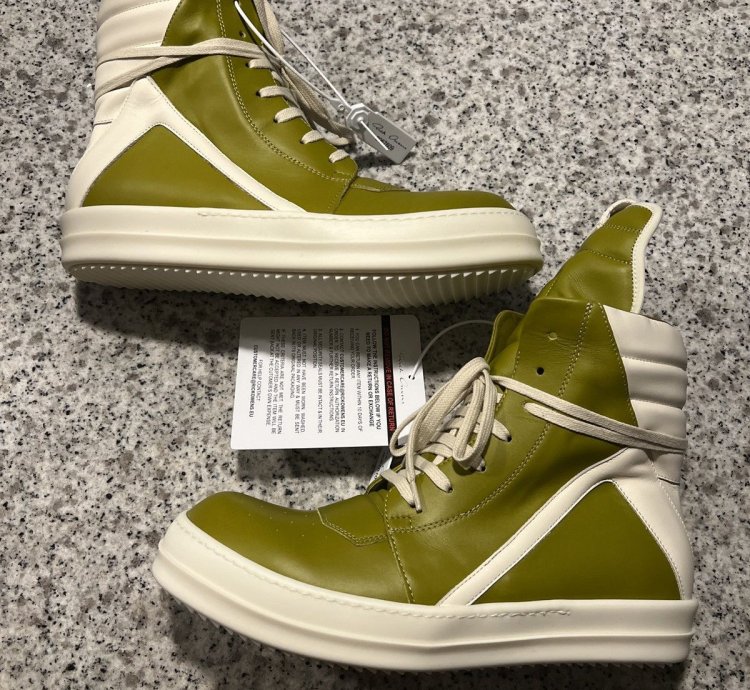 Rick Owens Geobasket Acid Milk Milk