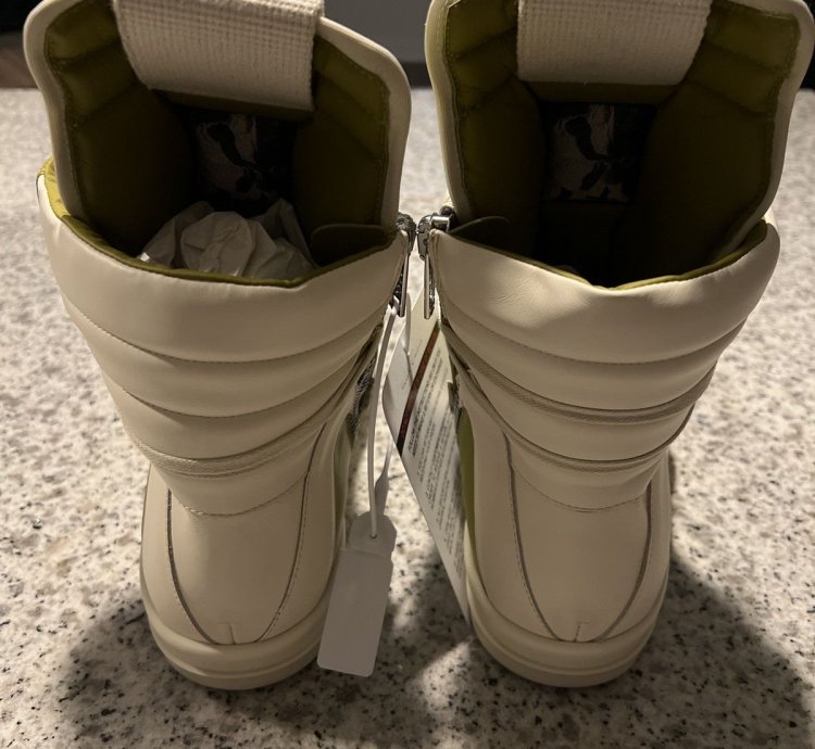 Rick Owens Geobasket Acid Milk Milk