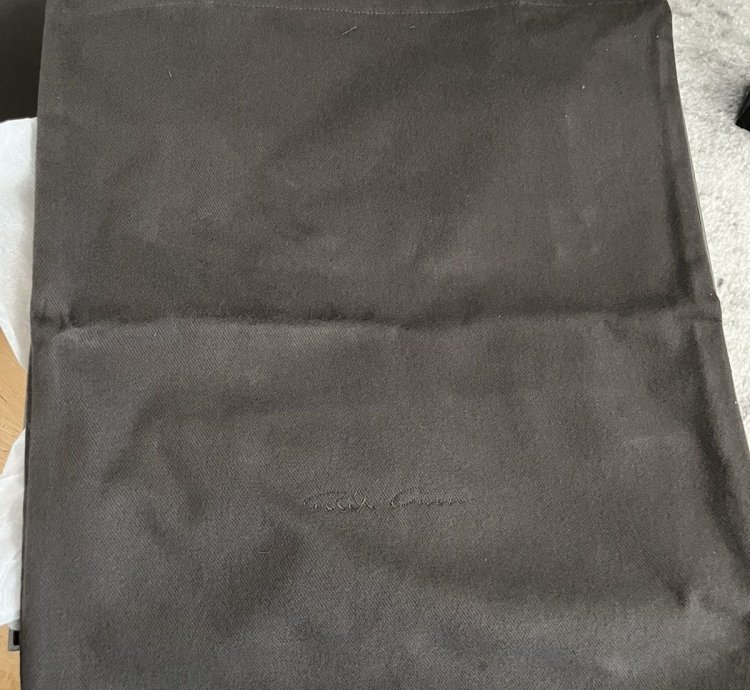 Rick Owens geobasket black milk milk Ru01B1894