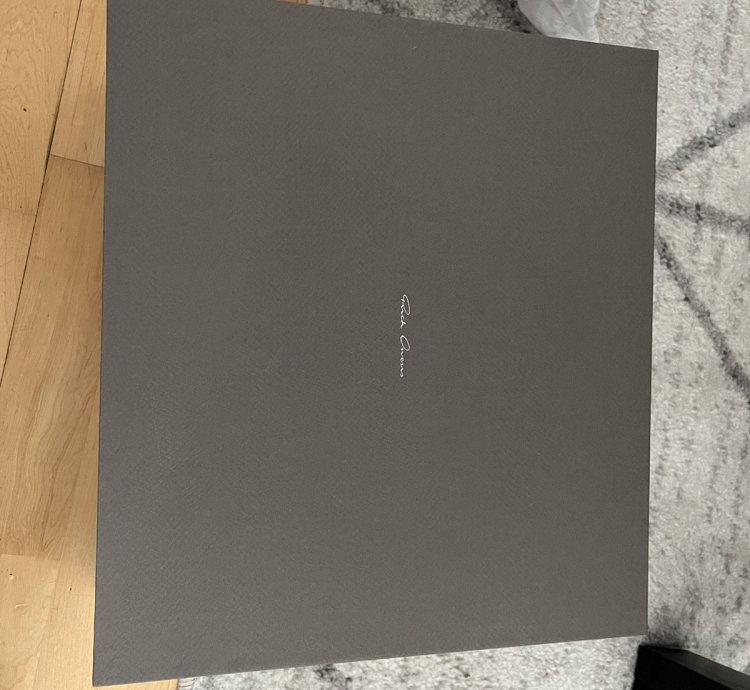 Rick Owens geobasket black milk milk Ru01B1894