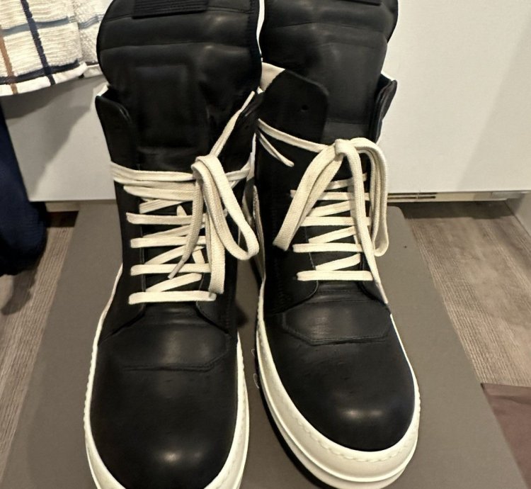 Rick owens geobasket black Milk Size 42