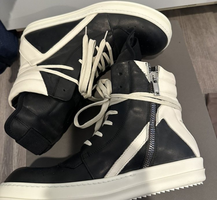 Rick owens geobasket black Milk Size 42
