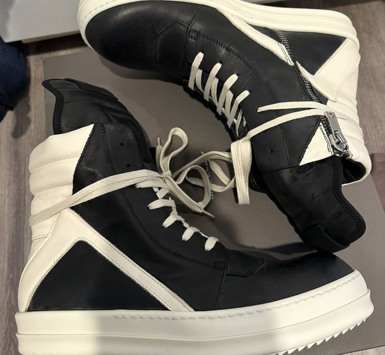 Rick owens geobasket black Milk Size 42