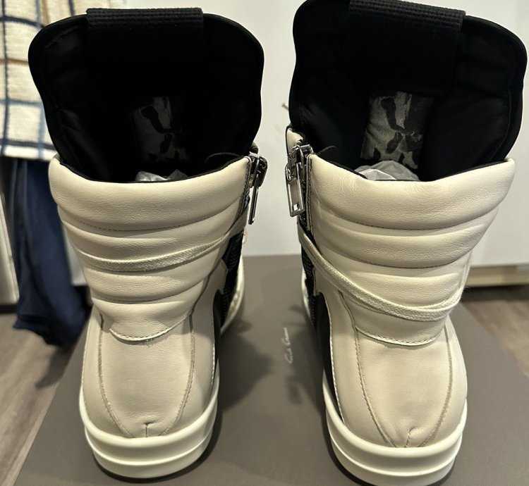 Rick owens geobasket black Milk Size 42