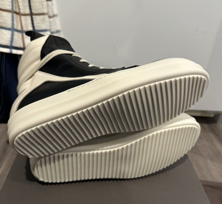 Rick owens geobasket black Milk Size 42
