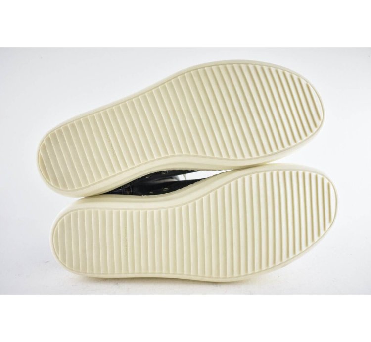 Rick Owens Geobasket Dark Dust Milk Suede Velvet Sneaker