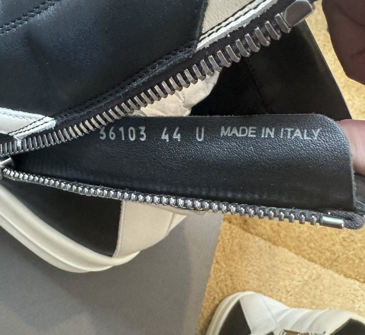 Rick Owens Geobasket FW22 OG color way size 44