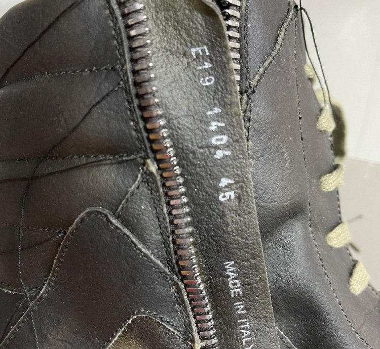 Rick Owens Geobasket High Top Sneakers SS19 - Blujay