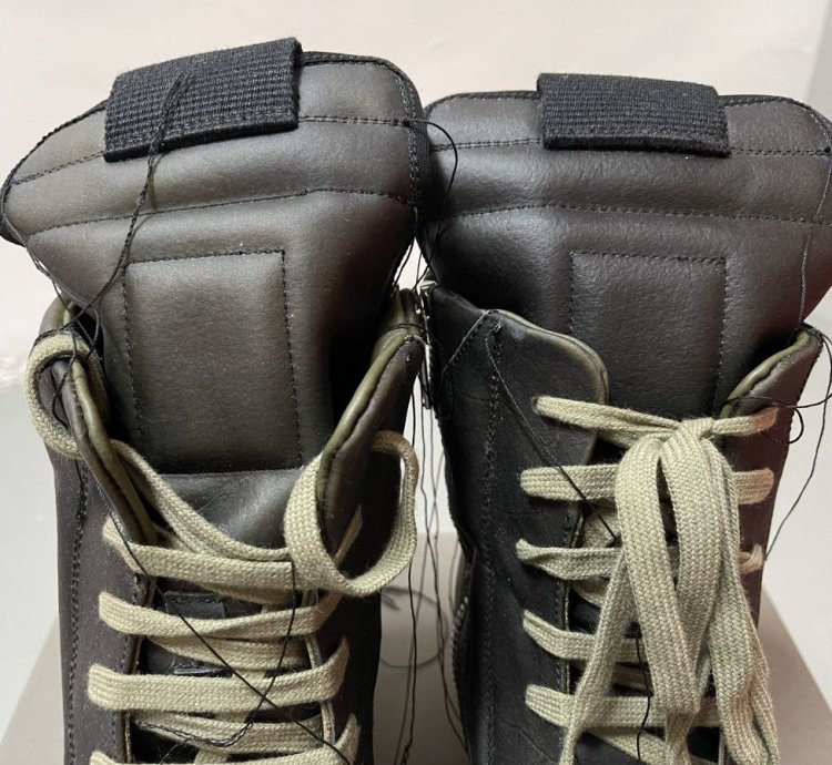 Rick Owens Geobasket High Top Sneakers SS19 - Blujay