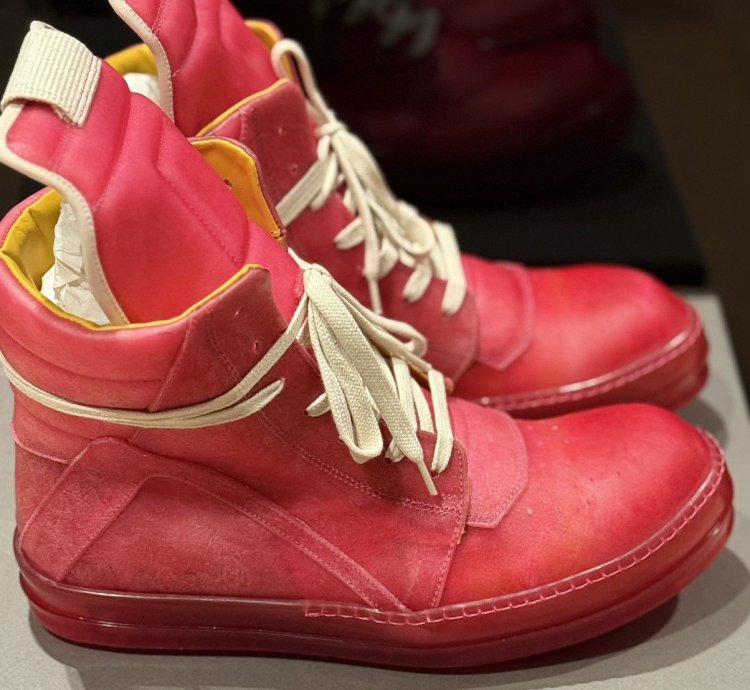 Rick Owens Geobasket Hot Pink