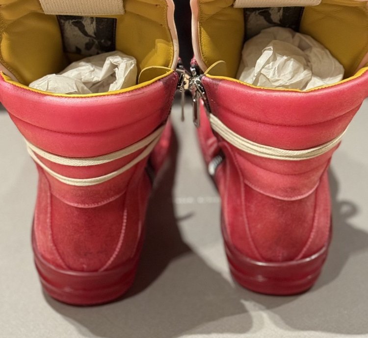 Rick Owens Geobasket Hot Pink