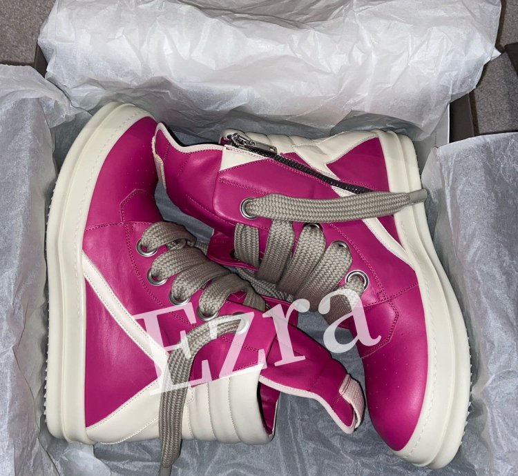 Rick Owens Geobasket Hot Pink Size 43