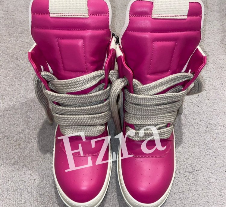 Rick Owens Geobasket Hot Pink Size 43
