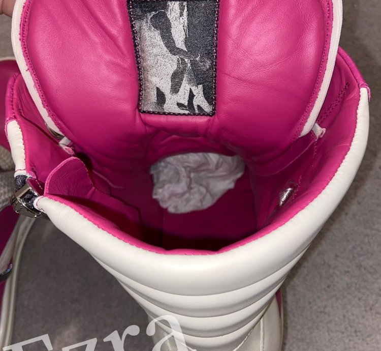 Rick Owens Geobasket Hot Pink Size 43