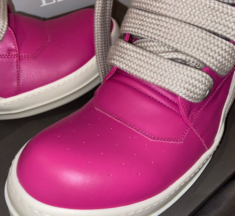 Rick Owens Geobasket Hot Pink Size 43