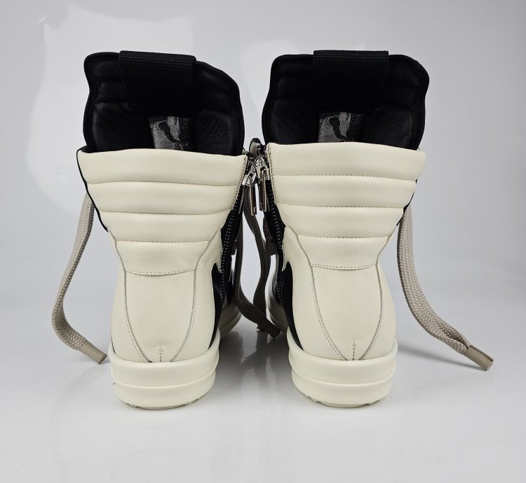 Rick Owens Geobasket Jumbo Laces Sneakers New 40
