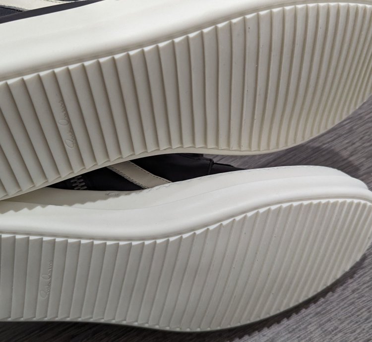 Rick Owens Geobasket Jumbo Laces Sneakers New 46