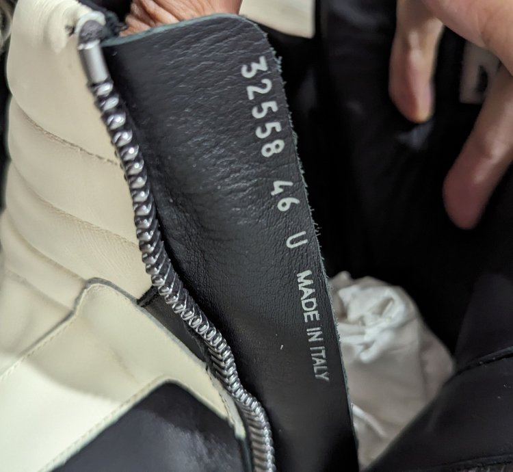 Rick Owens Geobasket Jumbo Laces Sneakers New 46