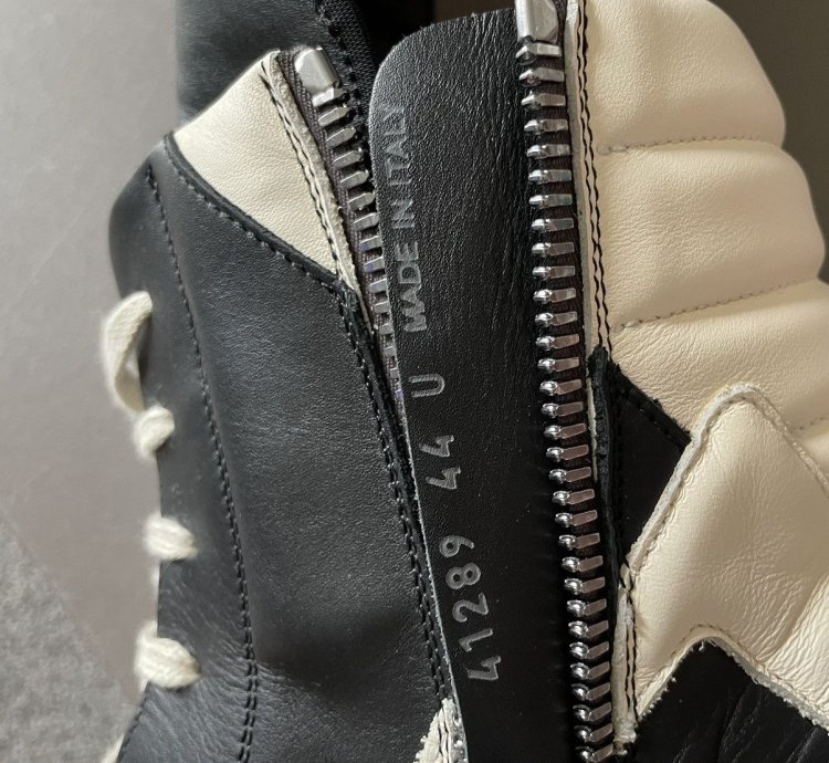 Rick Owens Geobasket LPO black milk UK10 EU44 US11 Brand New