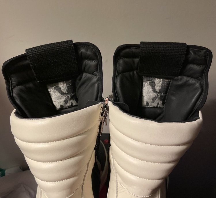 Rick Owens Geobasket LPO black milk UK10 EU44 US11 Brand New