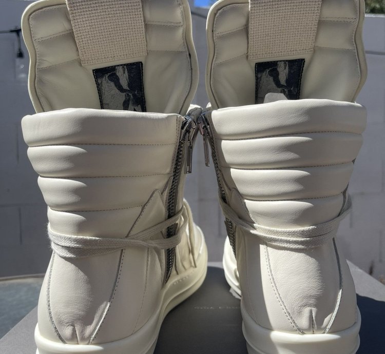 RICK OWENS GEOBASKET MILK