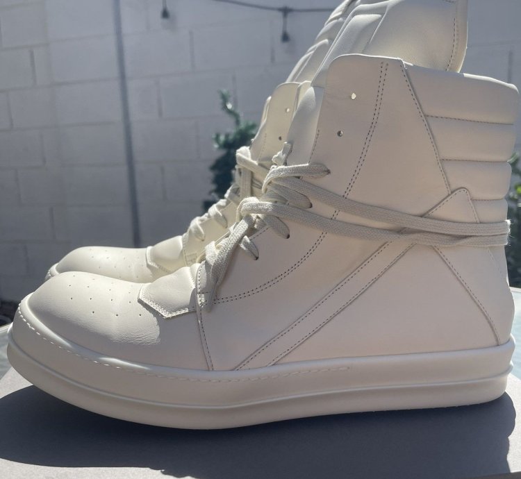 RICK OWENS GEOBASKET MILK
