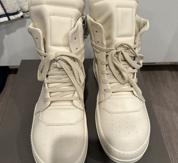 Rick owens geobasket milk size 41 5