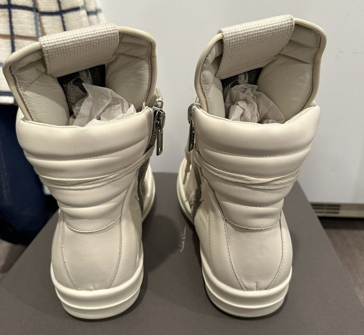 Rick owens geobasket milk size 41 5
