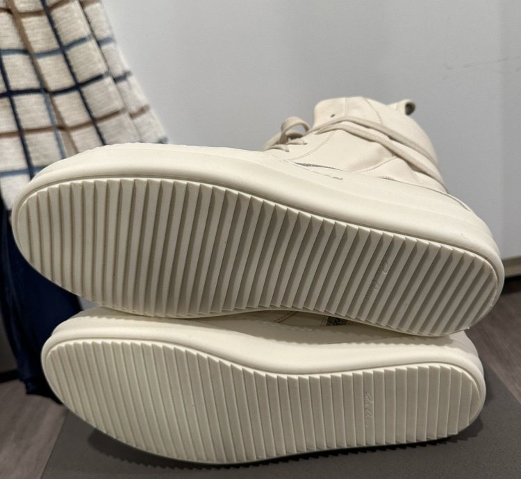 Rick owens geobasket milk size 41 5