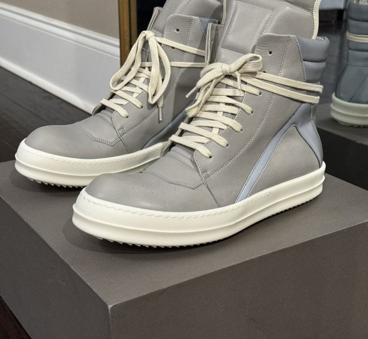 Rick Owens Geobasket Reflective Pearl