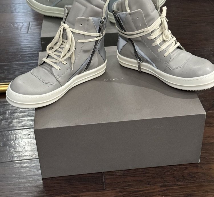 Rick Owens Geobasket Reflective Pearl